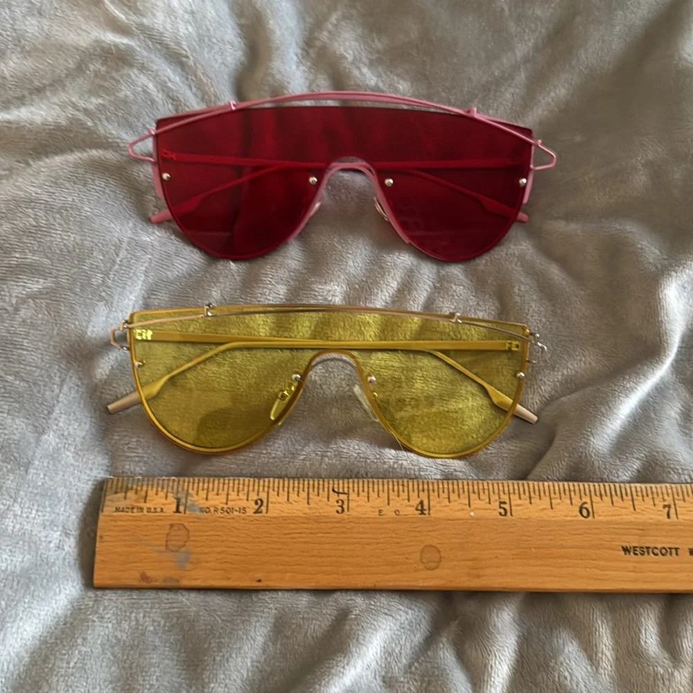 Fashion Nova Set of 2 Colored Fashion Sunglasses
